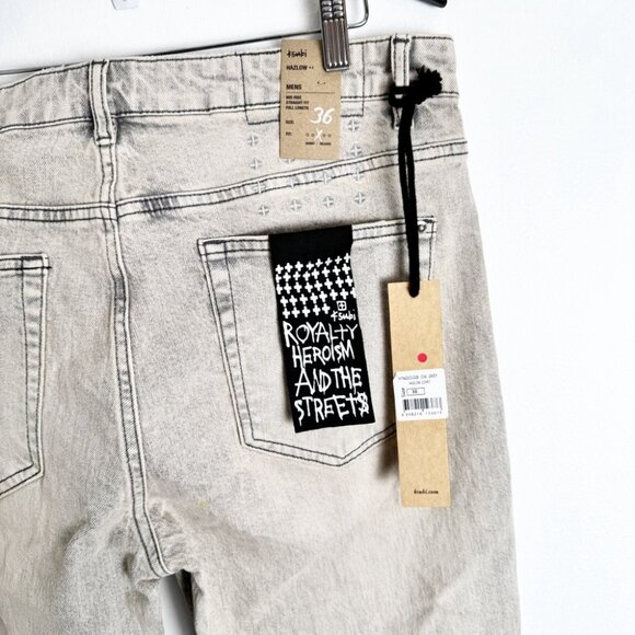 NWT Ksubi Hazlow Comet Grey Jeans size 36 - Picture 7 of 12